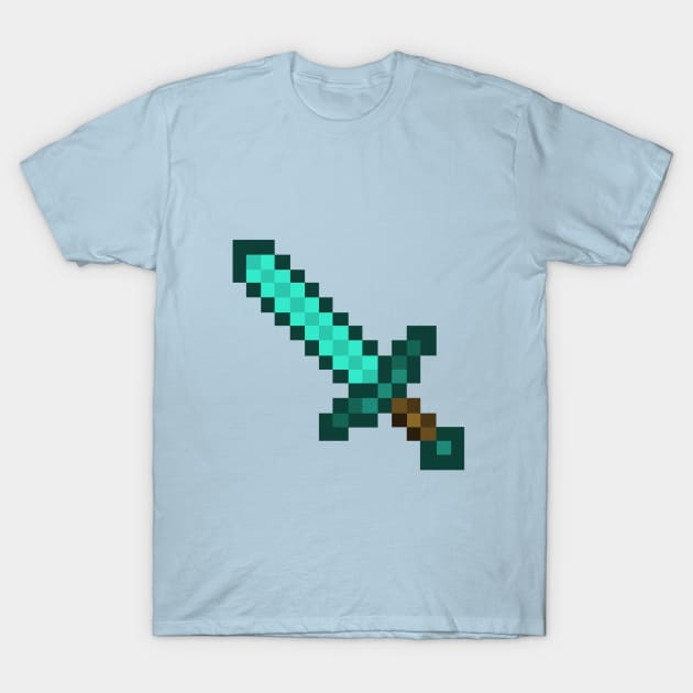 Minecraft Sword T-Shirt by SlickyRicky